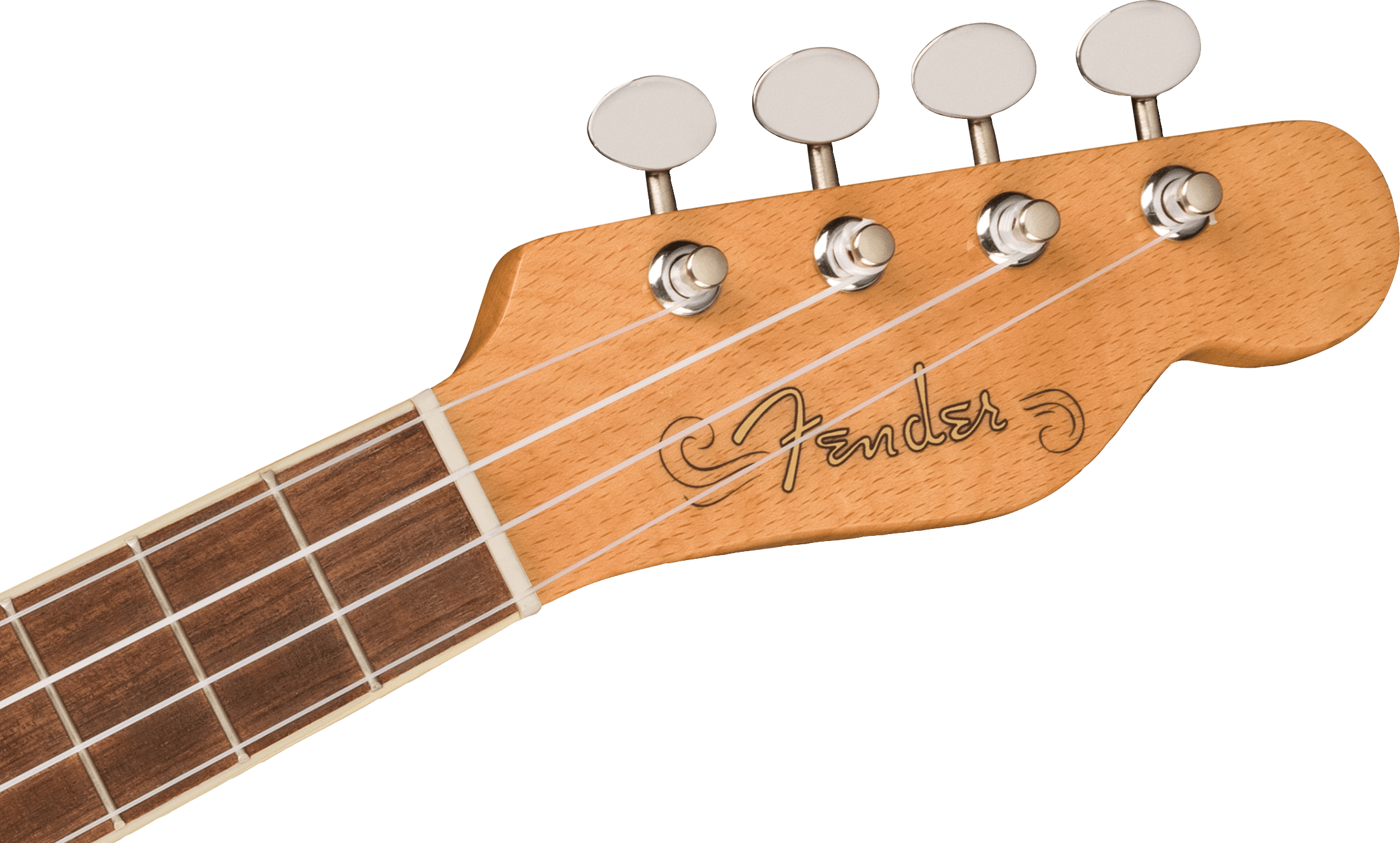 Fender Fullerton Tele® Uke, Walnut Fingerboard, White Pickguard, Lake Placid Blue
