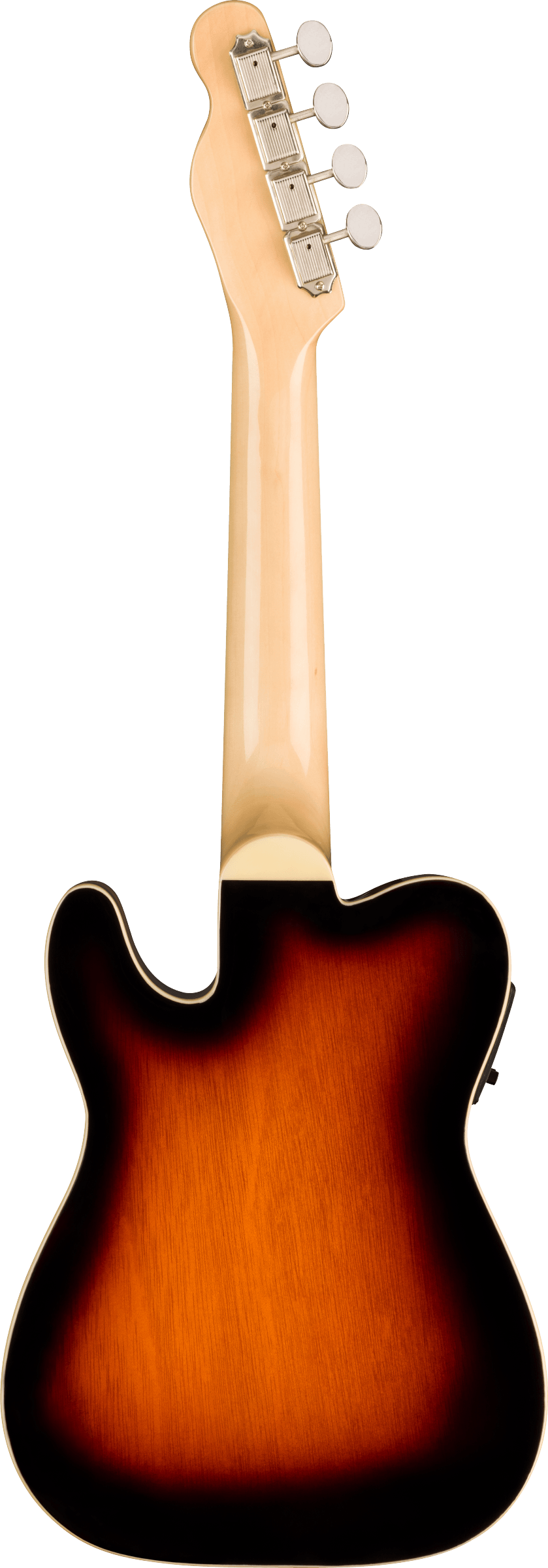 Fender Fullerton Tele® Uke, Walnut Fingerboard, White Pickguard, 2-Color Sunburst