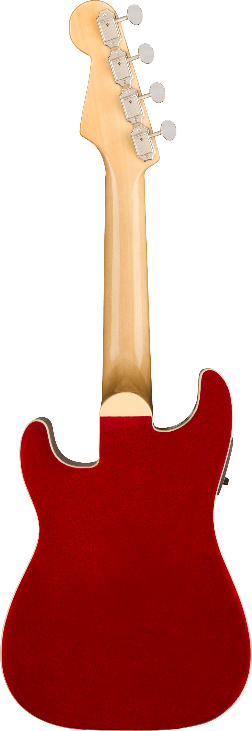 Fender Fullerton Strat® Uke, Walnut Fingerboard, White Pickguard Candy Apple Red