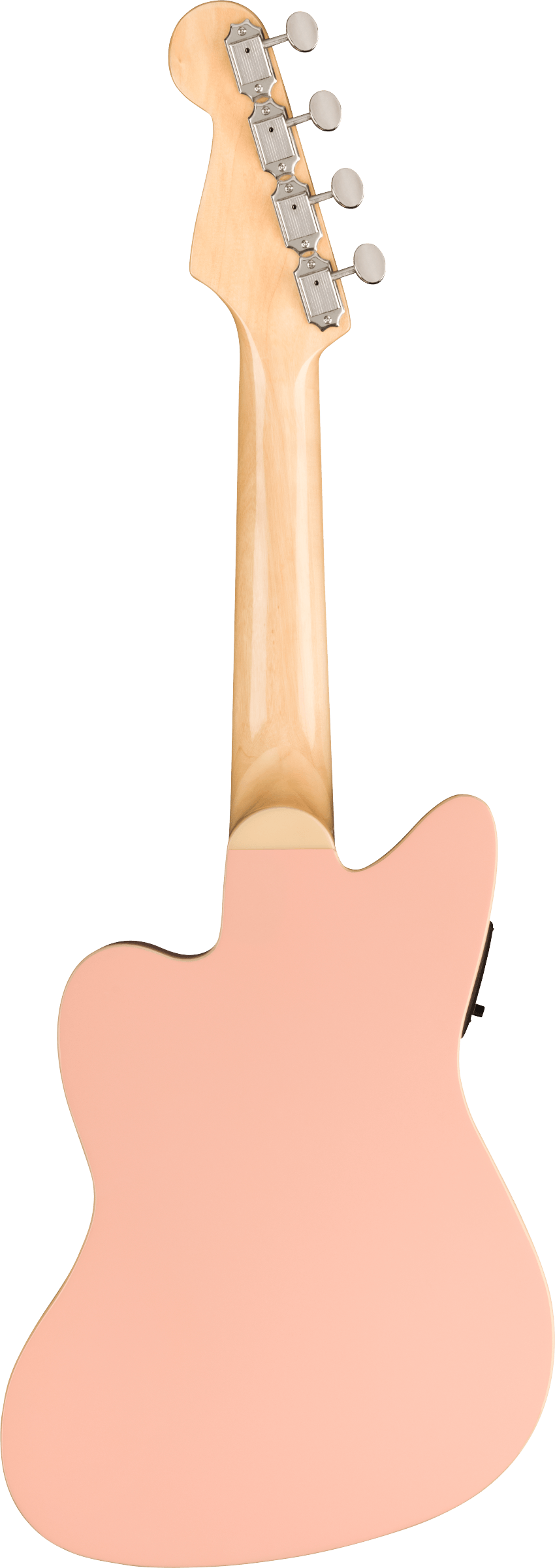 Fender Fullerton Jazzmaster® Uke, Walnut Fingerboard, Tortoiseshell Pickguard, Shell Pink