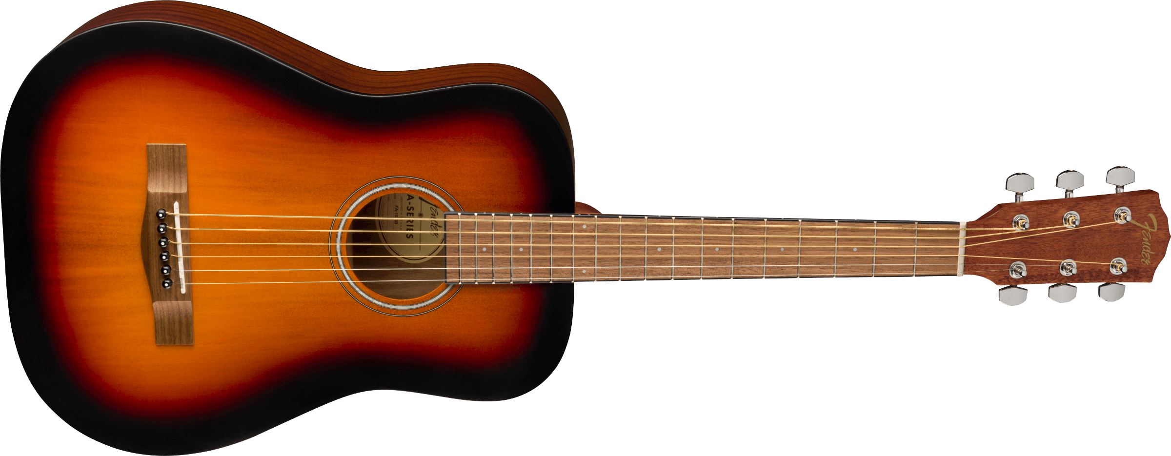 Fender FA-15 3/4 Scale Steel with Gig Bag, Walnut Fingerboard, Sunburst