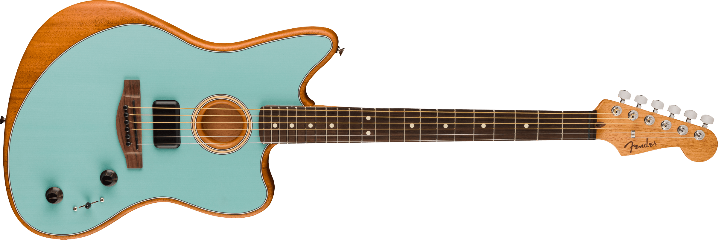 Fender Acoustasonic® Player Jazzmaster®, Rosewood Fingerboard, Ice Blue