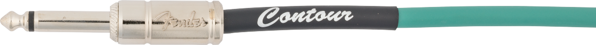 Fender Contour™ Instrument Cable, Sherwood Green, 18.6'