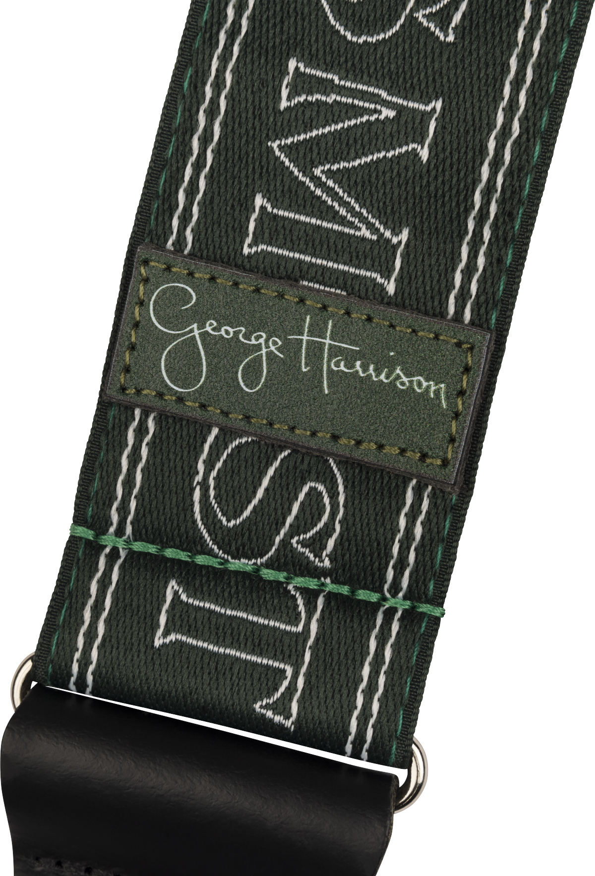 Fender George Harrison All Things Must Pass Logo Strap, Green