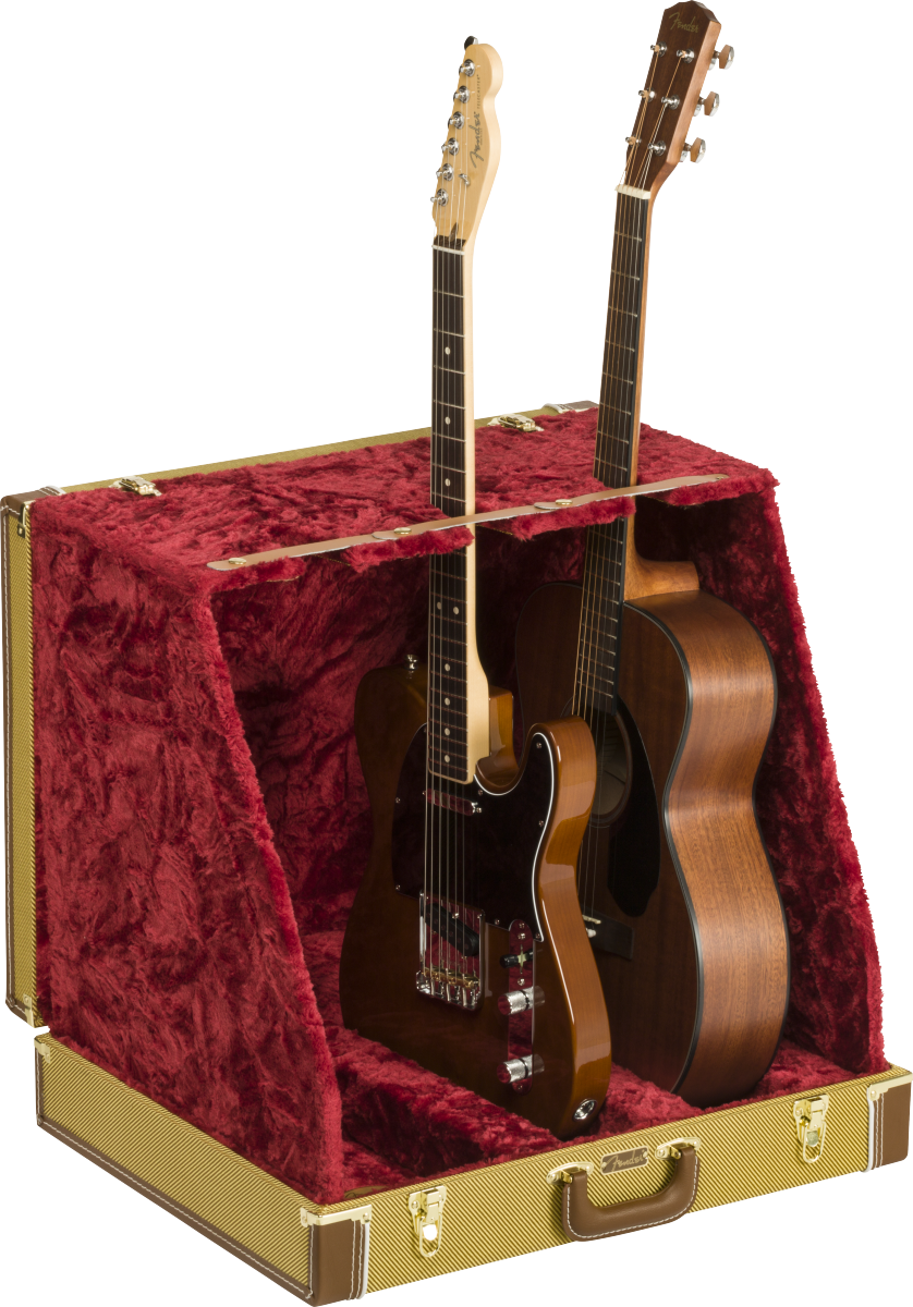 Fender® Classic Series Case Stand - 3 Guitar, Tweed