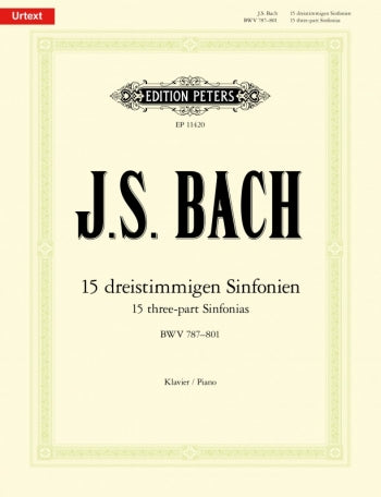 J.S. Bach: 15 Three-part Sinfonias BWV 787-801