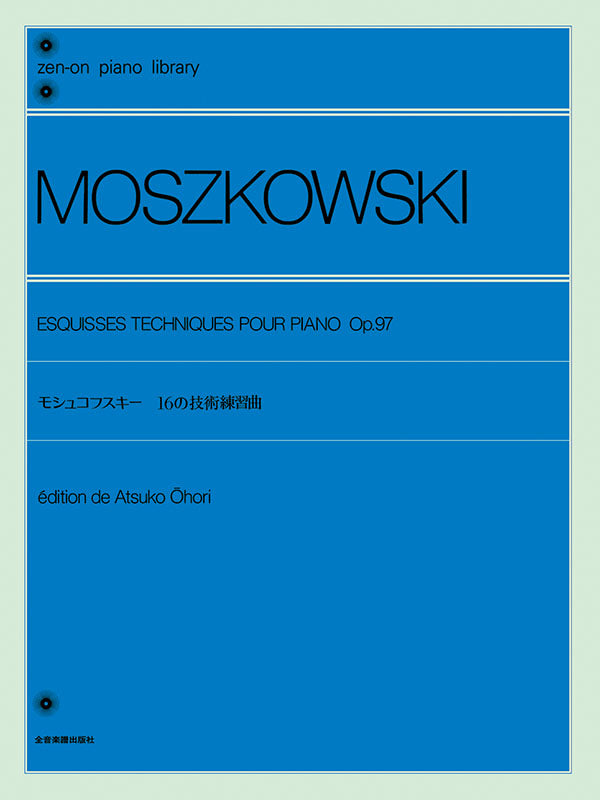 Moszkowski: 16 Esquisses techniques, Op.97 Piano