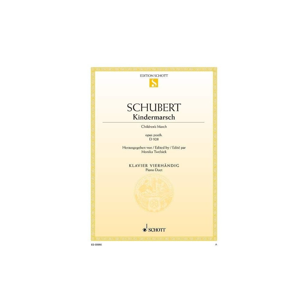 Schubert: Children's March op. posth. D 928 (Piano Duet)