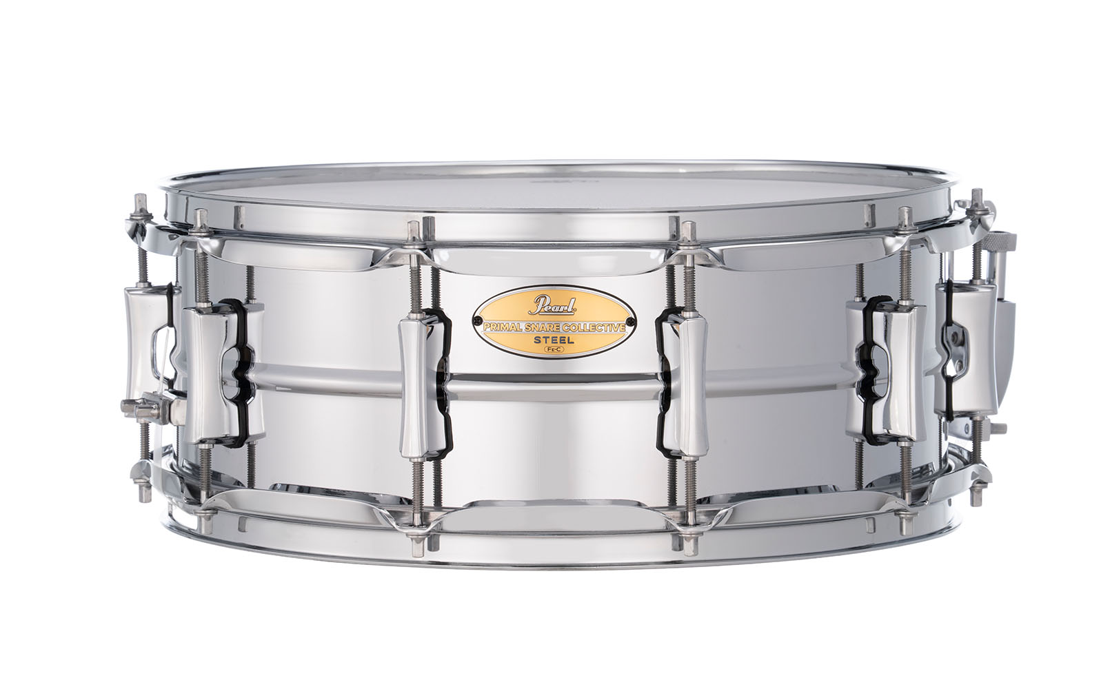 PEARL Primal Snare Collective Steel Snare Drum (Available in 4 sizes)