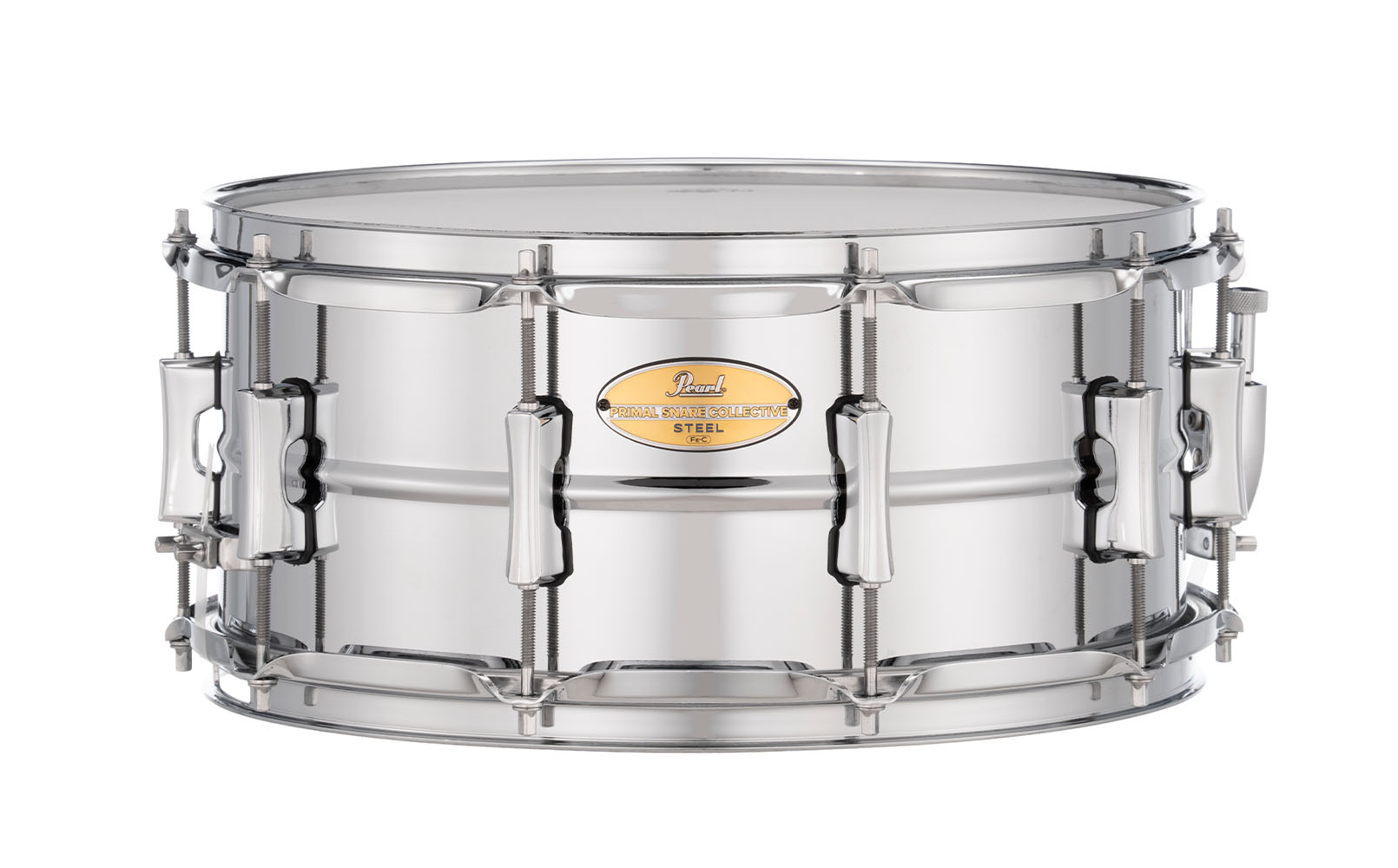 PEARL Primal Snare Collective Steel Snare Drum (Available in 4 sizes)