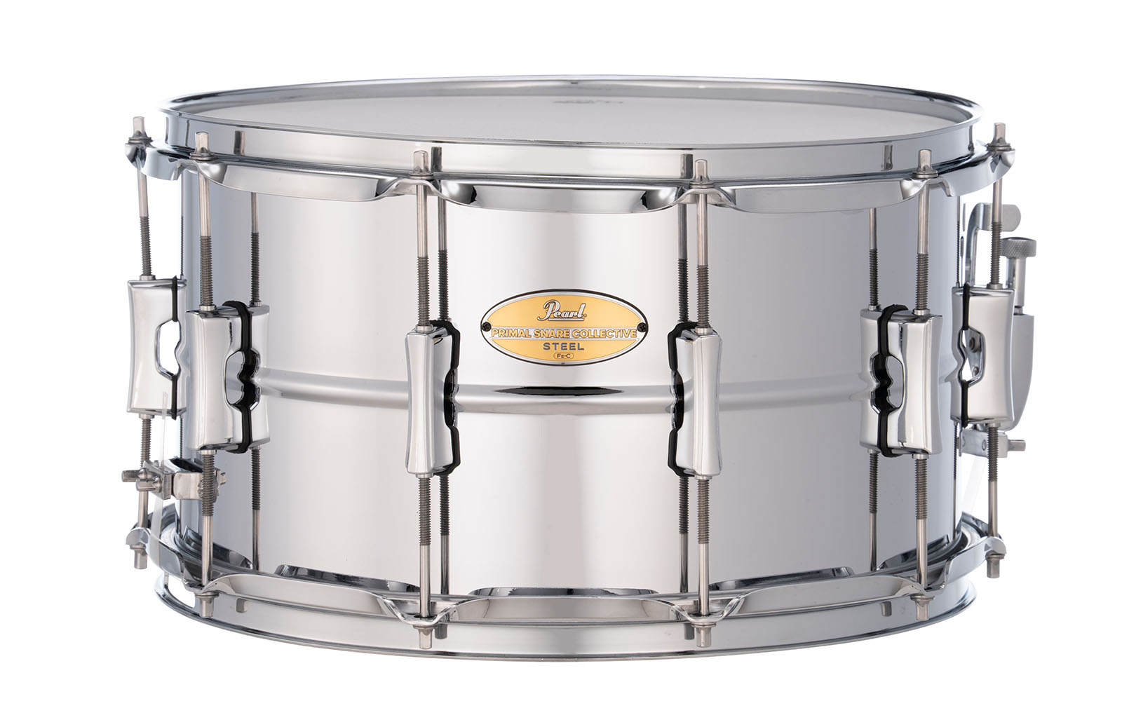 PEARL Primal Snare Collective Steel Snare Drum (Available in 4 sizes)
