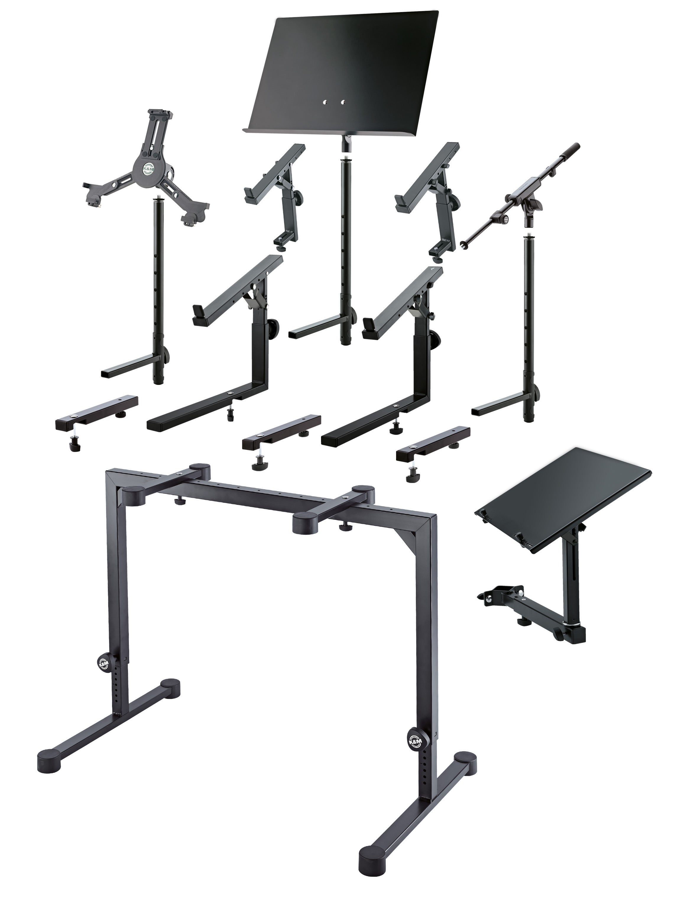K&M 18810 Table-style keyboard stand »Omega«, Black — Tom Lee Music
