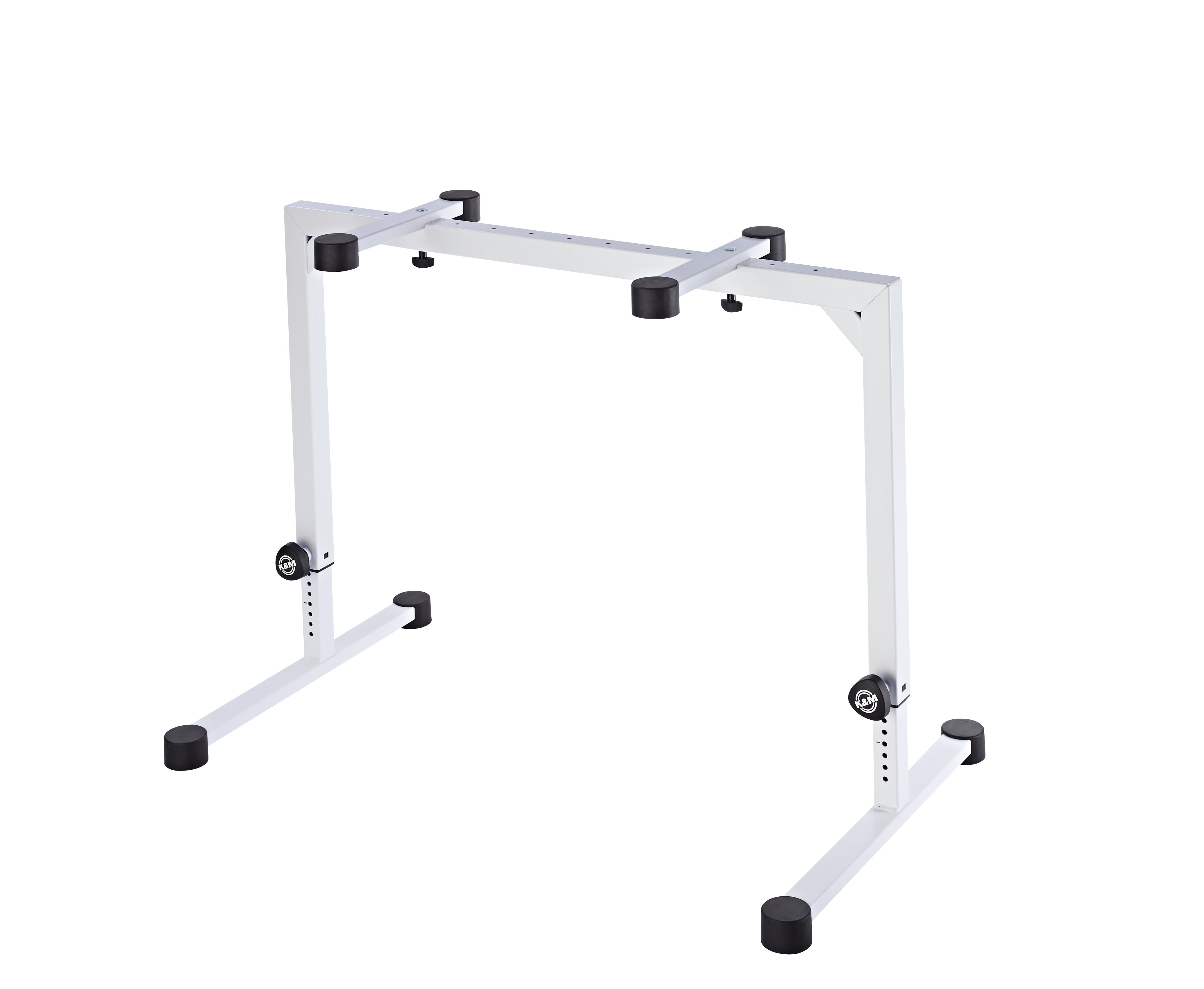 K&M 18810 Table-style keyboard stand »Omega«, Pure White