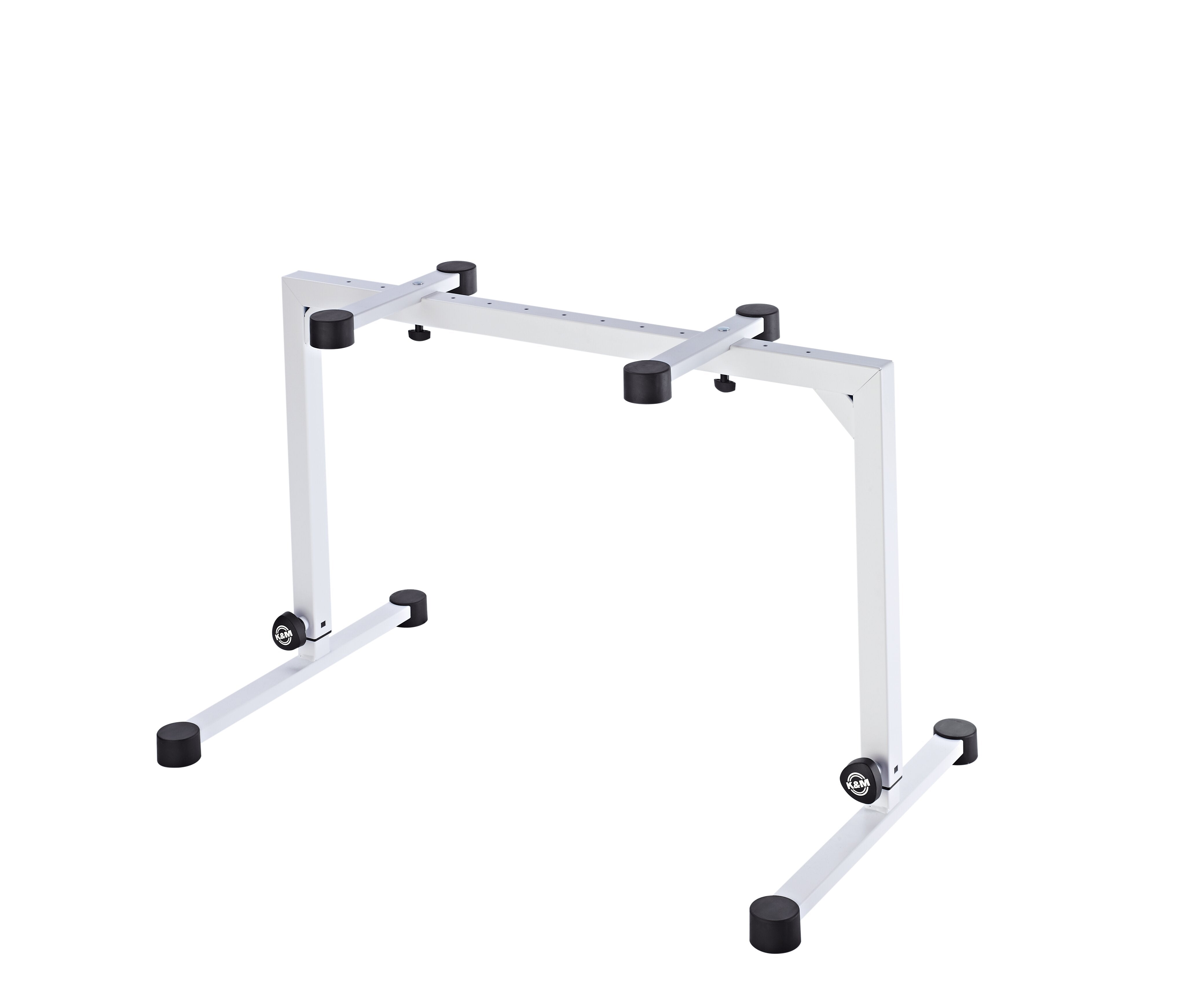 K&M 18810 Table-style keyboard stand »Omega«, Pure White