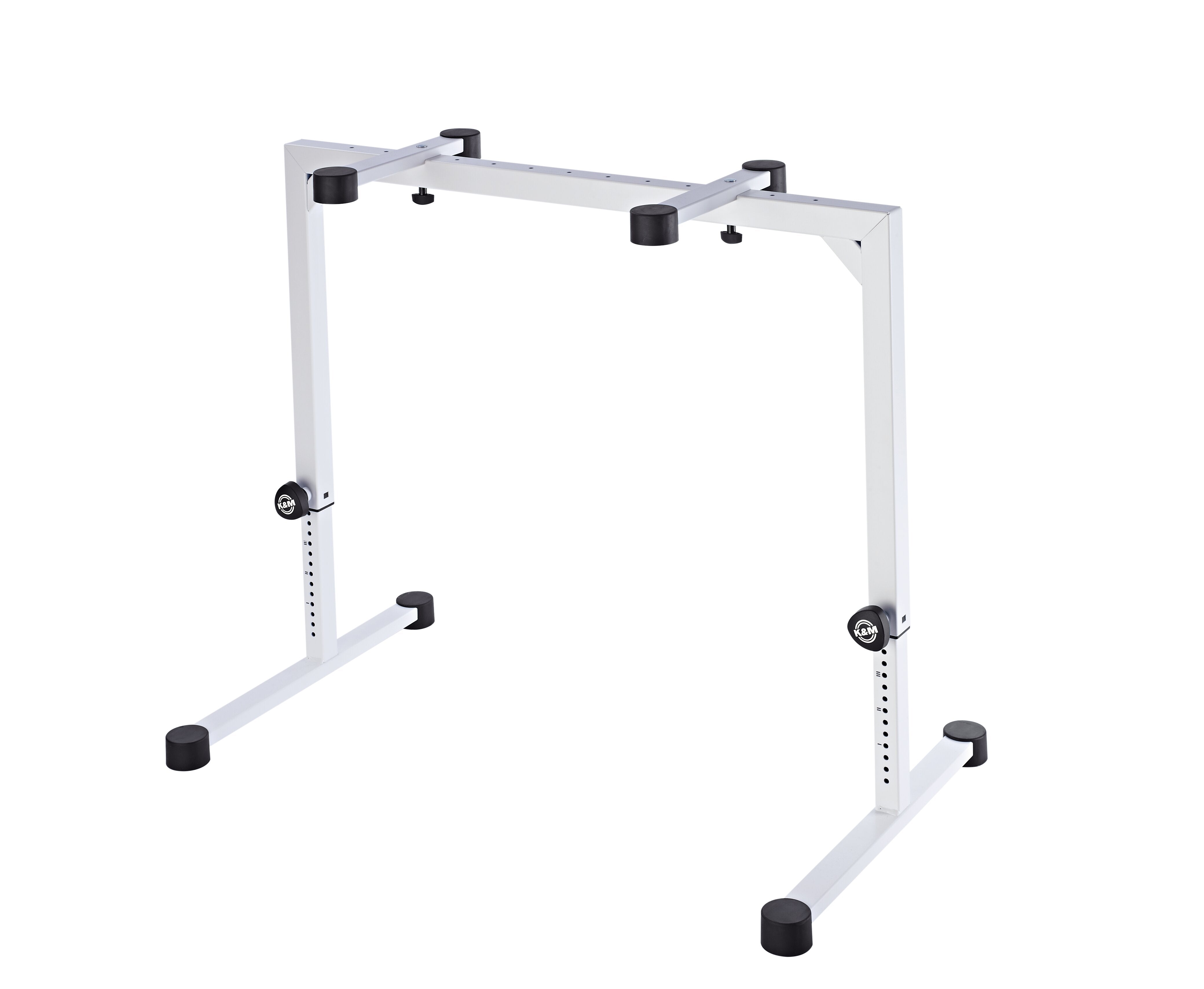 K&M 18810 Table-style keyboard stand »Omega«, Pure White