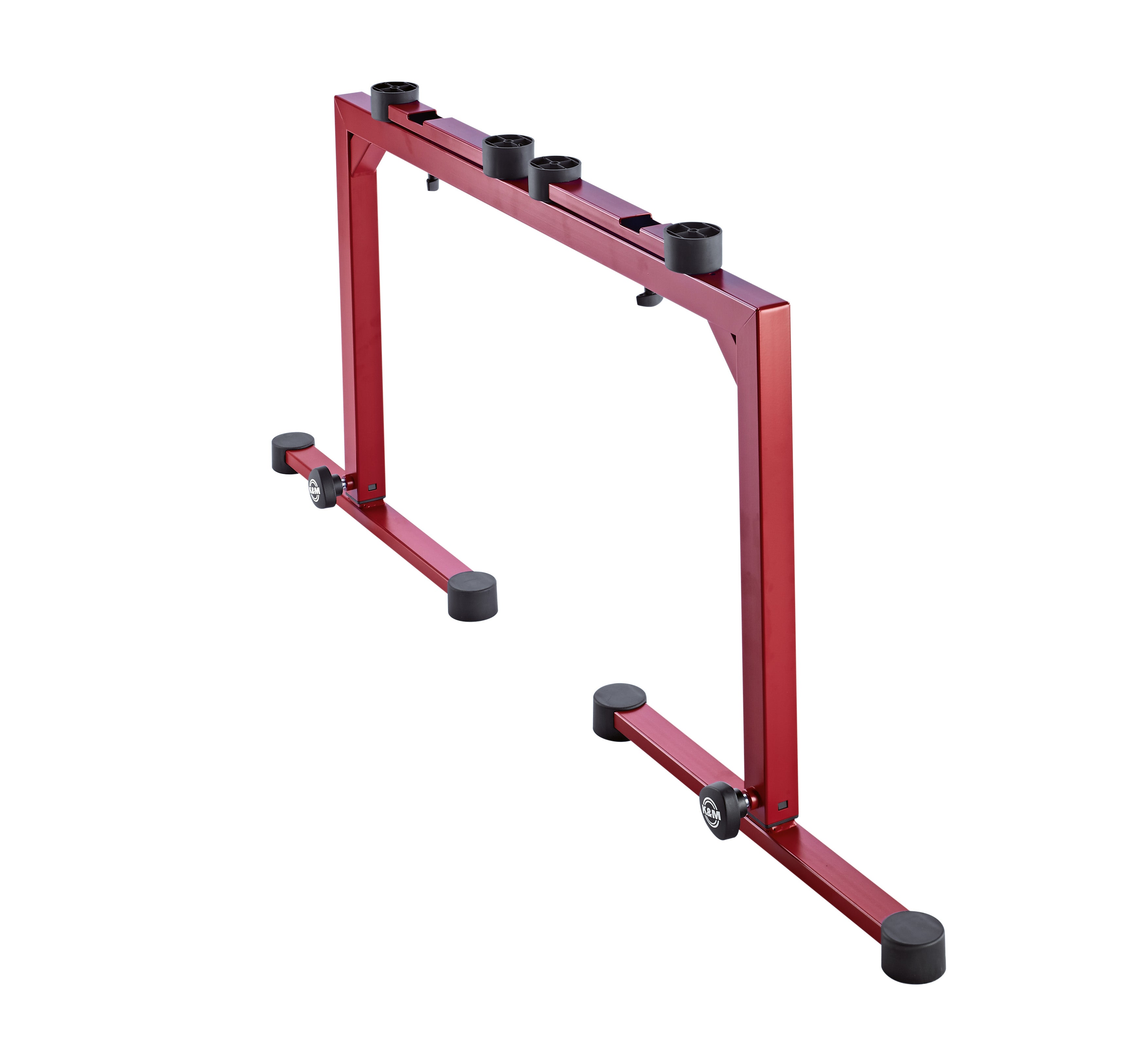 K&M 18810 Table-style keyboard stand »Omega«, Ruby Red