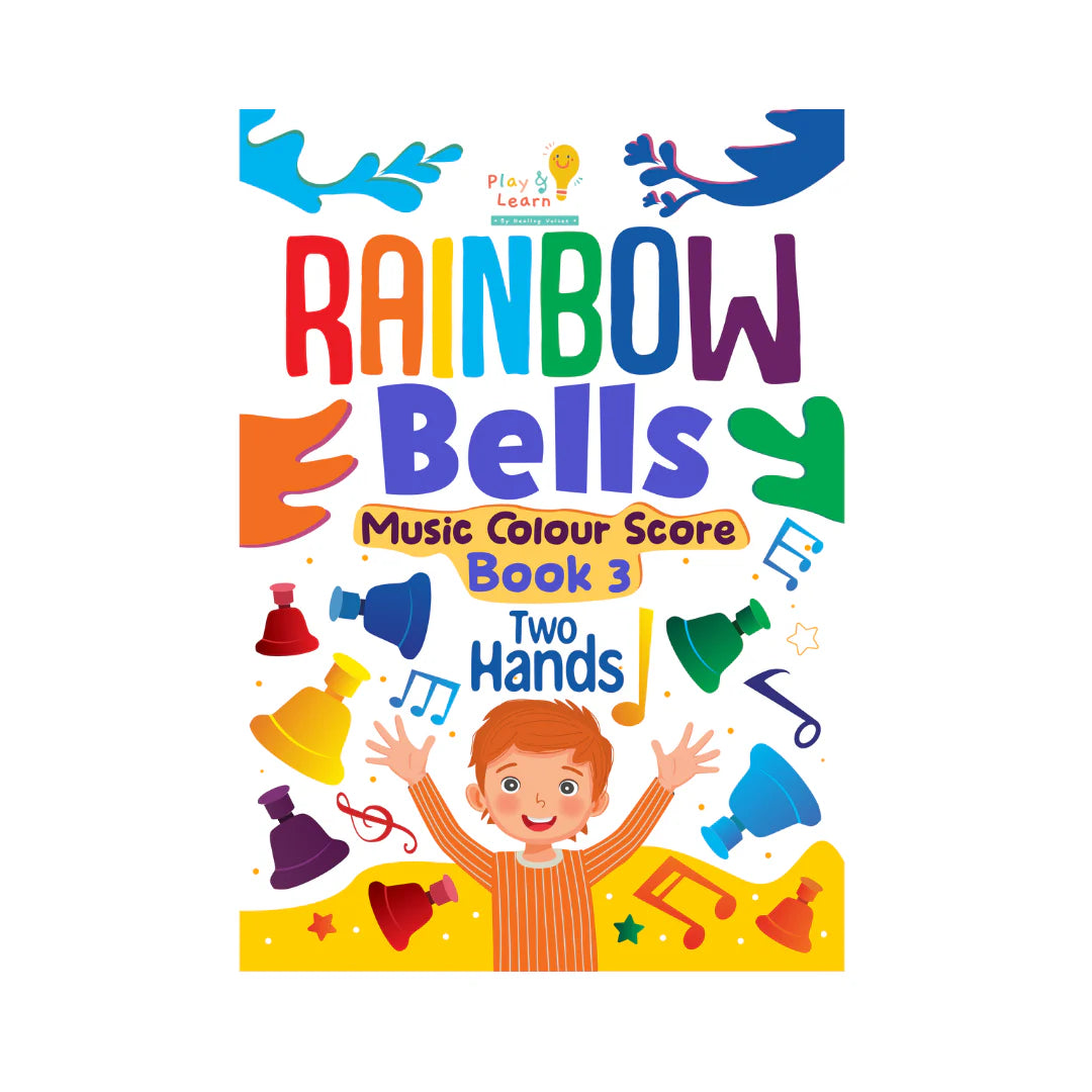 彩虹樂譜(第三冊) Rainbow Bells Music Colour Score Book 3 (Two Hands)