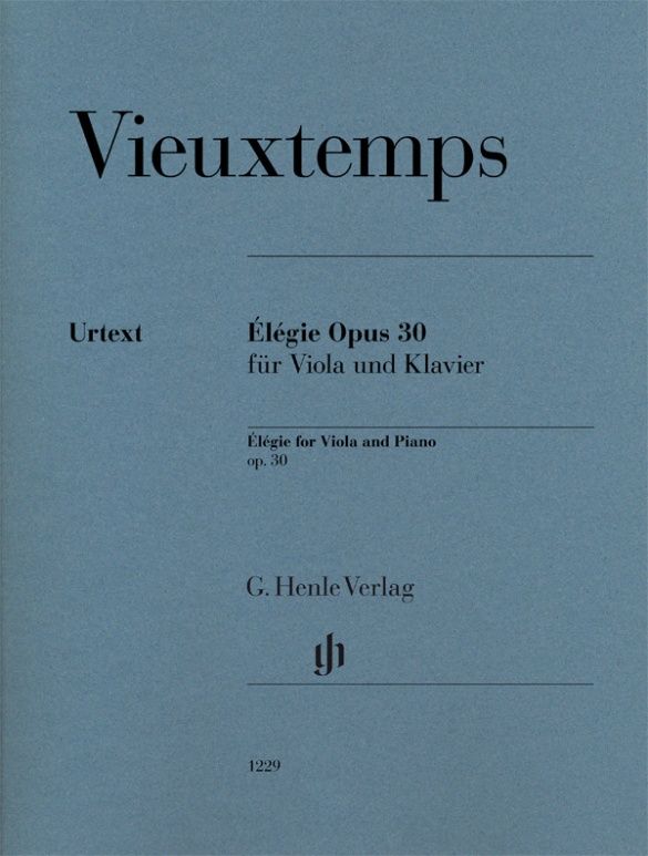 Vieuxtemps: Élégie op. 30 for Viola and Piano