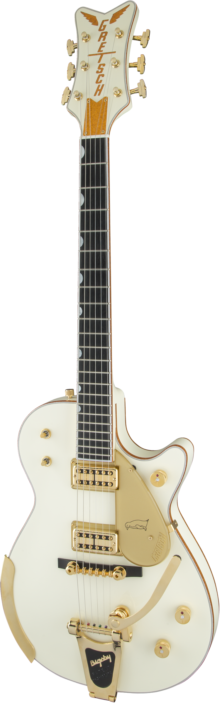 Gretsch G6134T-58 Vintage Select ’58 Penguin™ with Bigsby®, TV Jones®, Vintage White
