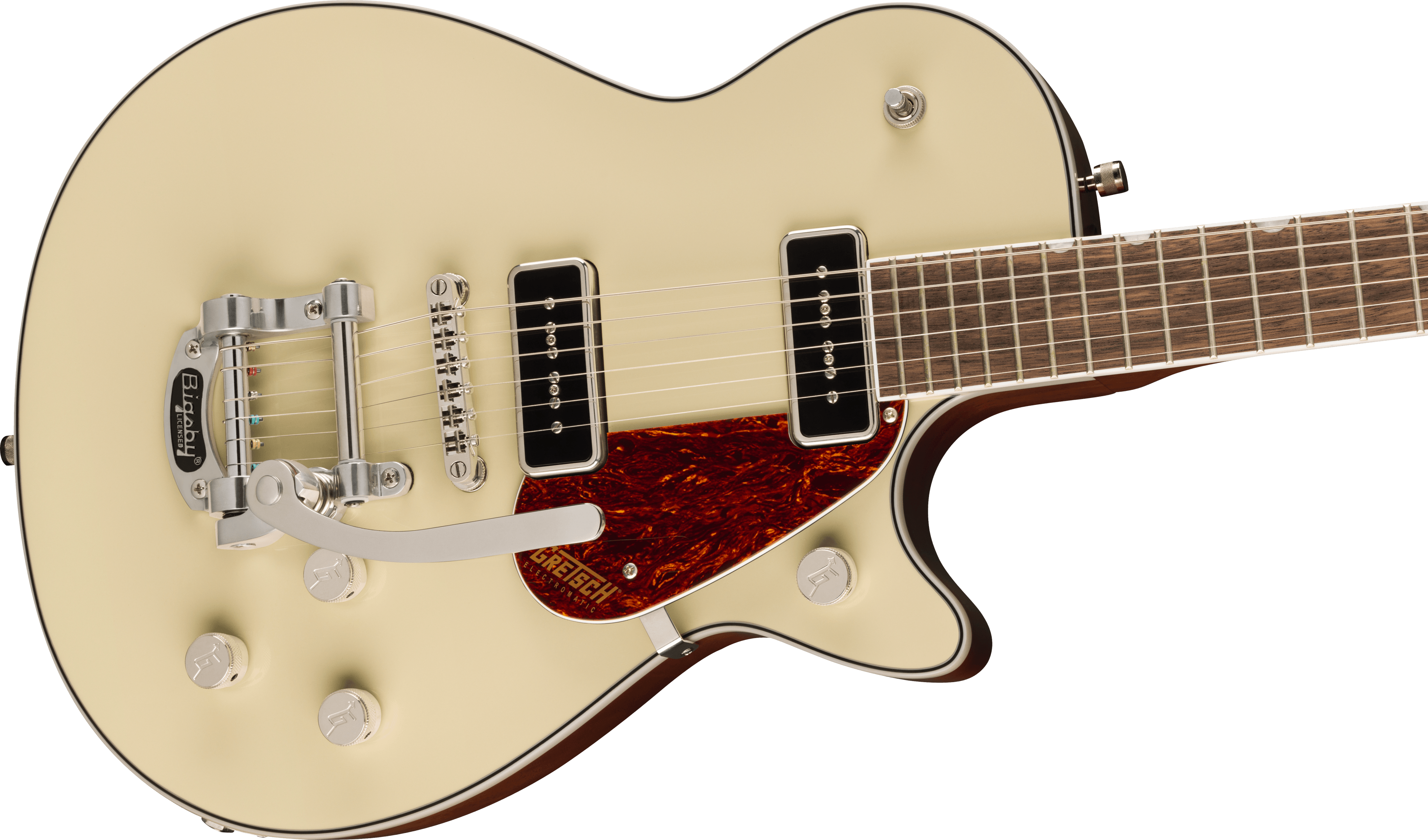 Gretsch G5210T-P90 Electromatic® Jet™ Two 90 Single-Cut with Bigsby®, Laurel Fingerboard, Vintage White