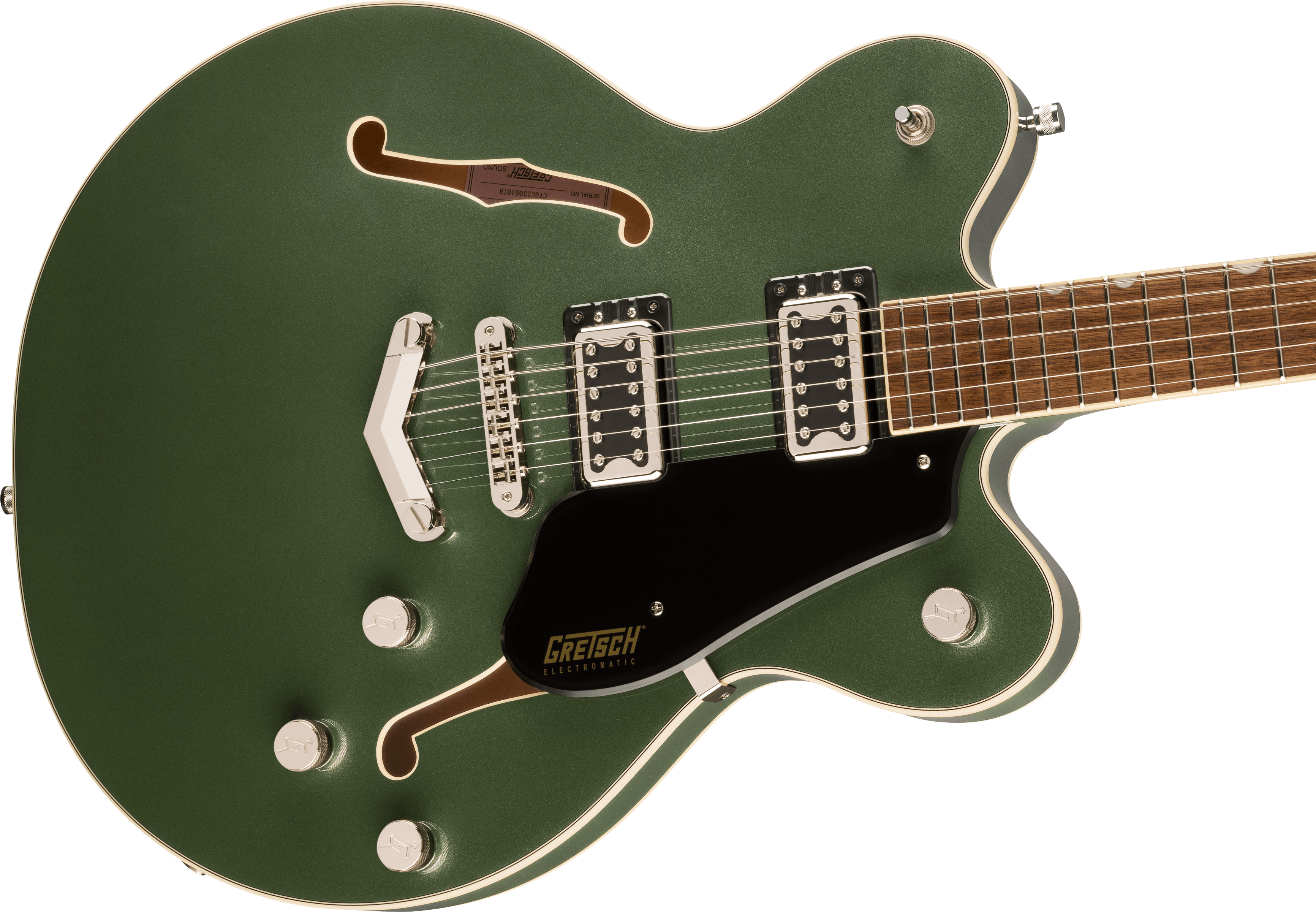 Gretsch G5622 Electromatic® Center Block Double-Cut with V-Stoptail, Laurel Fingerboard, Olive Metallic