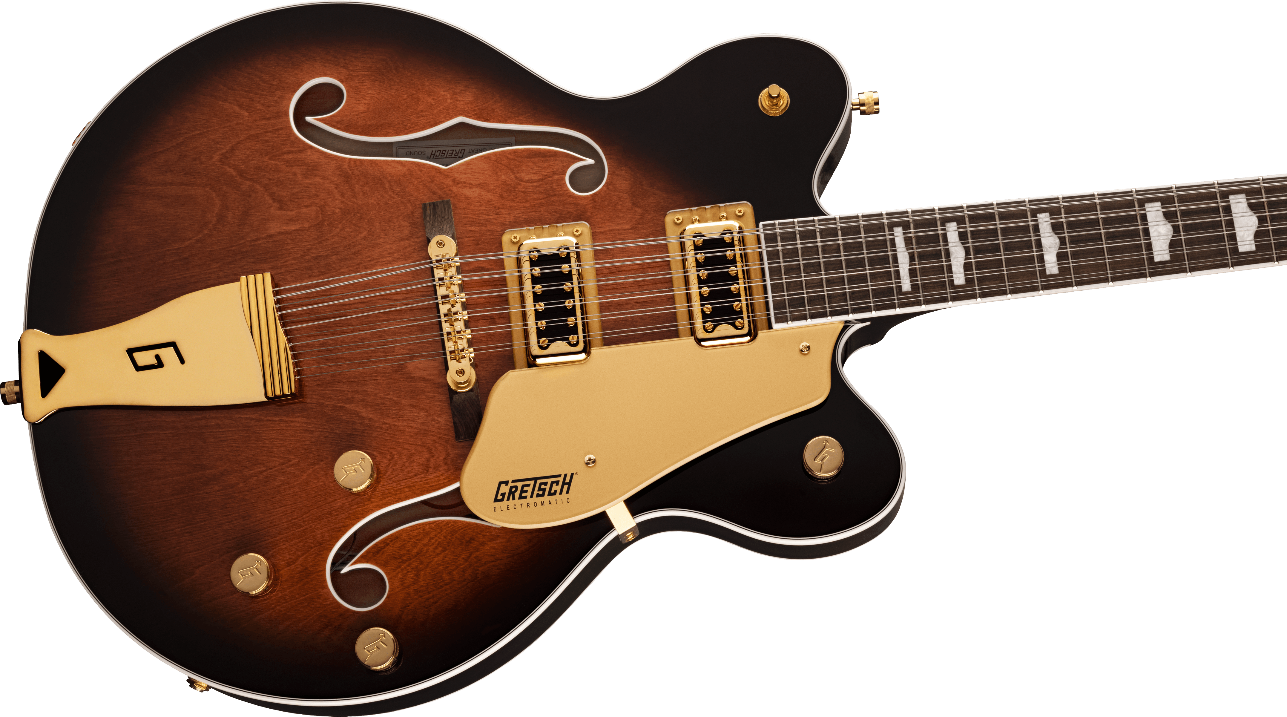 Gretsch G5422G-12 Electromatic® Classic Hollow Body Double-Cut 12-String with Gold Hardware, Laurel Fingerboard, Single Barrel Burst