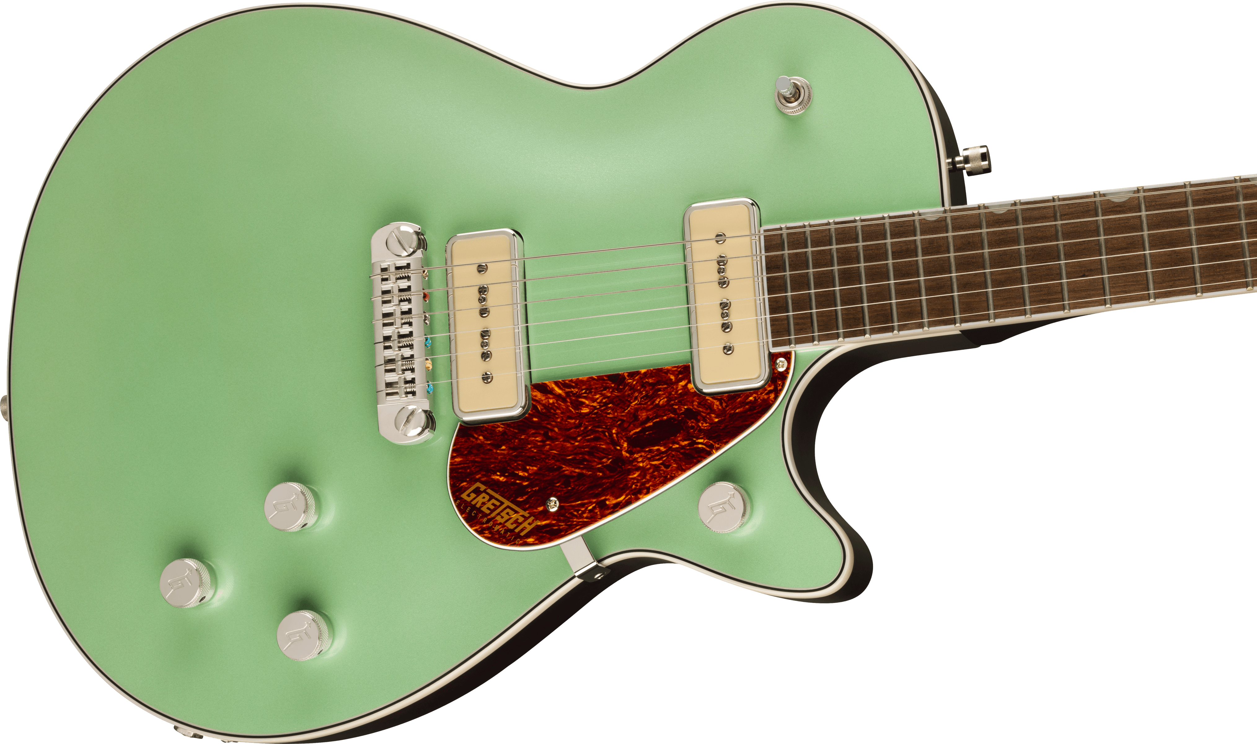 Gretsch G5210-P90 Electromatic® Jet™ Two 90 Single-Cut with Wraparound, Laurel Fingerboard, Broadway Jade