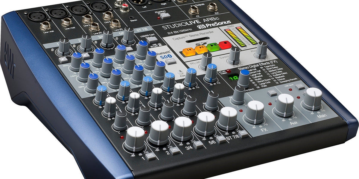 PreSonus StudioLive AR8c 8-CH Analog Mixer — Tom Lee Music