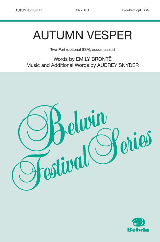 Autumn Vesper fot 2-Part (Opt. SSA) Choral Octavo