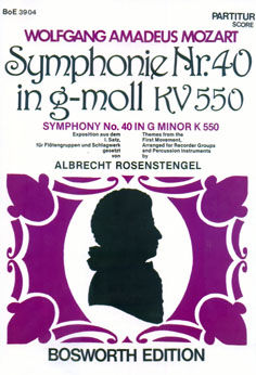 Mozart: Symphony No. 40 in G minor KV550 for Recorder Quartet (1st Movement)