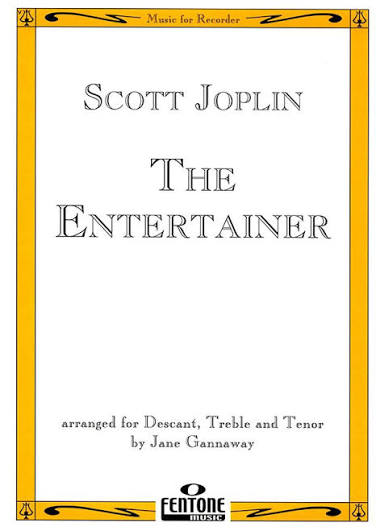 Scott Joplin: The Entertainer - Score and Parts for Recorder Trio (SAT)