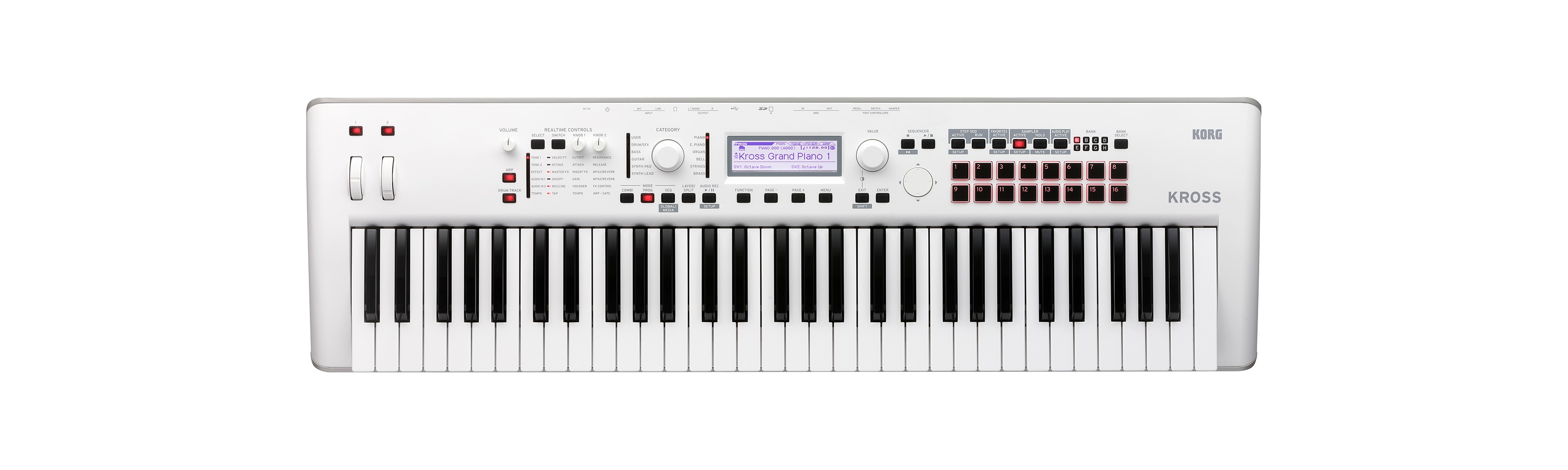 Korg KROSS 2-61 Pure White Limited Edition — Tom Lee Music