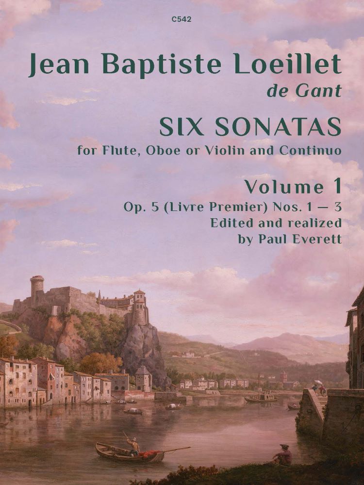 Jean Baptiste Loeillet Six Sonatas Op 5 Vol 1 (for Oboe/ Flute/ Violin...)