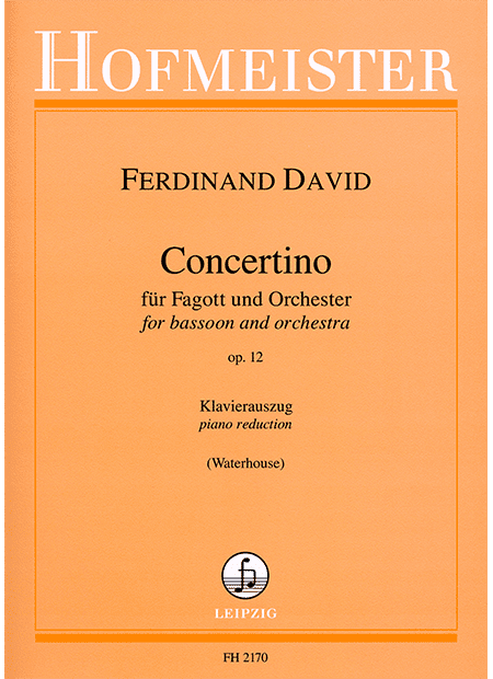 Ferdinand: Concertino for Bassoon and Orchestra Op. 12 (w/ Piano Acc.)