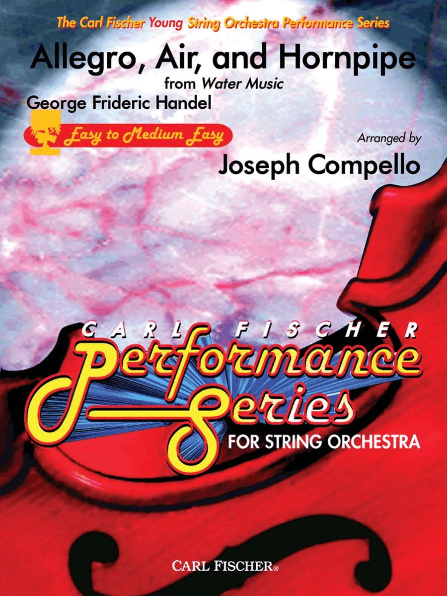 Allegro, Air, and Hornpipe from 'Water Music' Full Score & Parts for String Orchestra