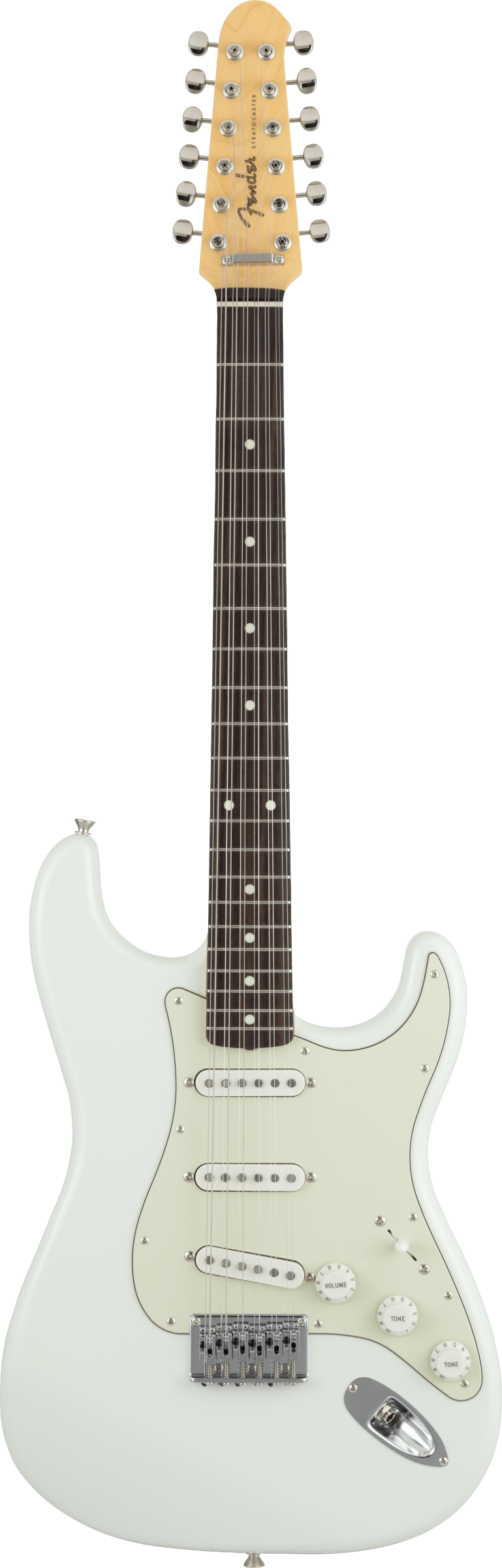 Fender Made in Japan Limited Stratocaster® XII, Rosewood Fingerboard, Olympic White