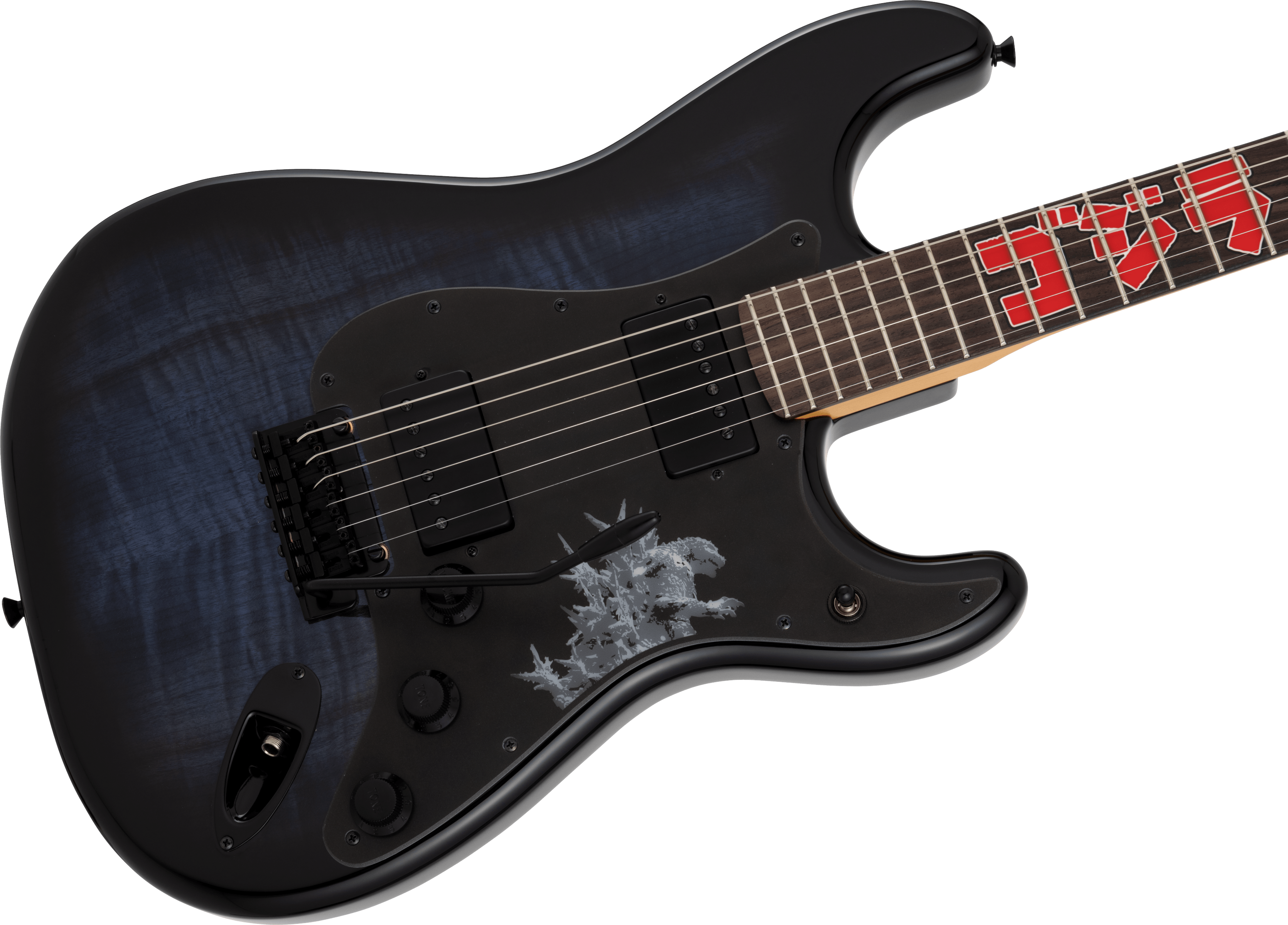 Fender Made in Japan Godzilla Stratocaster®, Rosewood Fingerboard, Godzilla Blue
