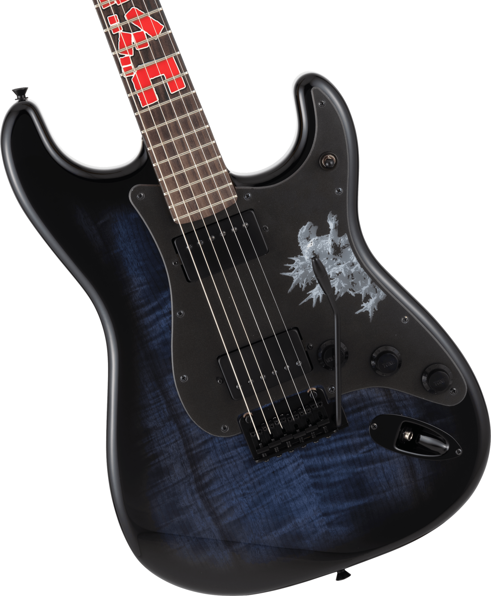 Fender Made in Japan Godzilla Stratocaster®, Rosewood Fingerboard, Godzilla Blue