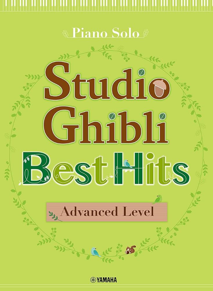 Studio Ghibli Best Hit 10 Advanced Level (ENG) New Edition 宮崎駿 吉卜力動畫最佳流行金曲選鋼琴獨奏譜 (高級) 新版