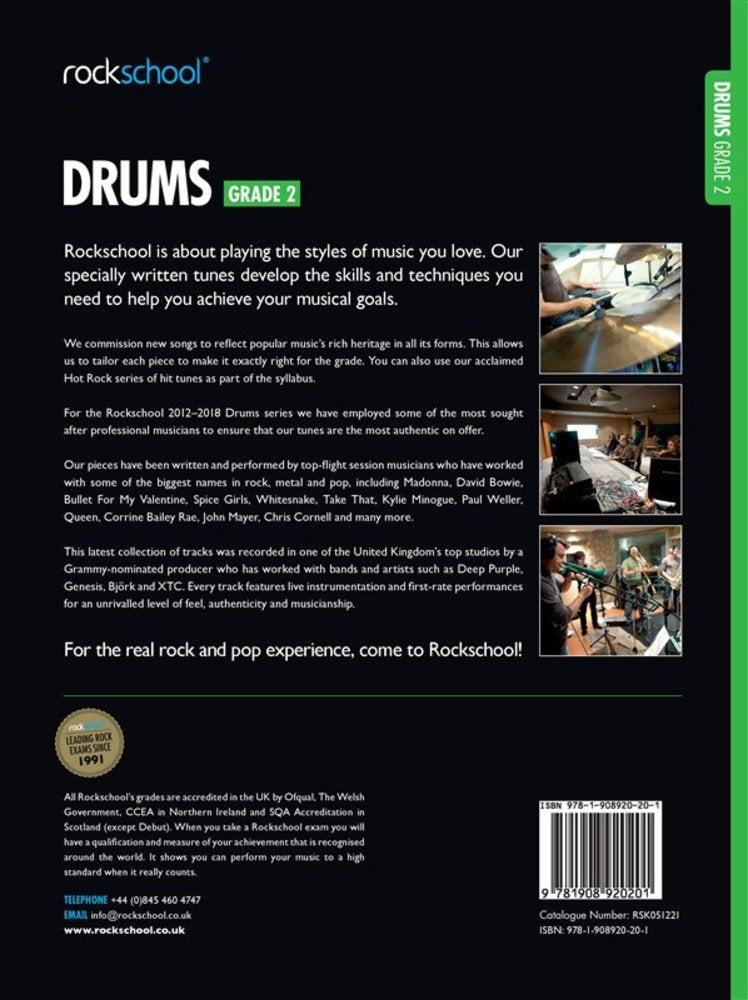 Rockschool Drums Grade 2 (2012-2018)