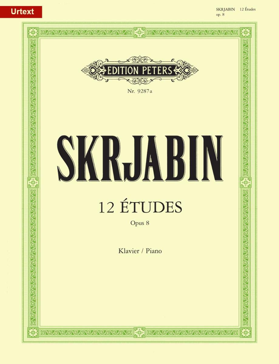 Scriabin: 12 Etudes, Op. 8 for Piano