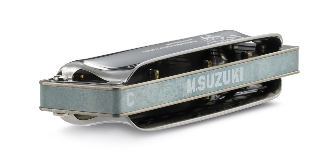 Suzuki Manji Sky 10-hole Diatonic Harmonica, C Key