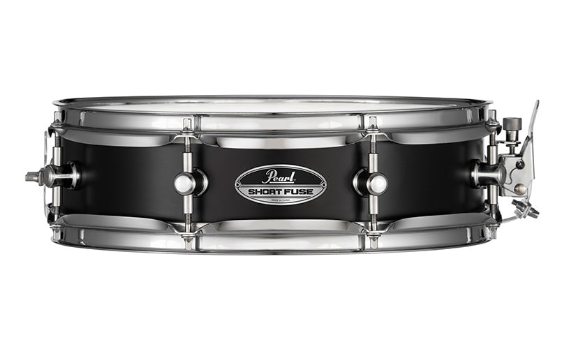 PEARL Short Fuse-Poplar 13" x 3.5" Piccolo Snare - Jet Black
