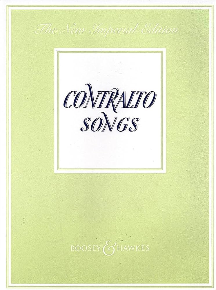 Contralto Songs: The New Imperial Edition