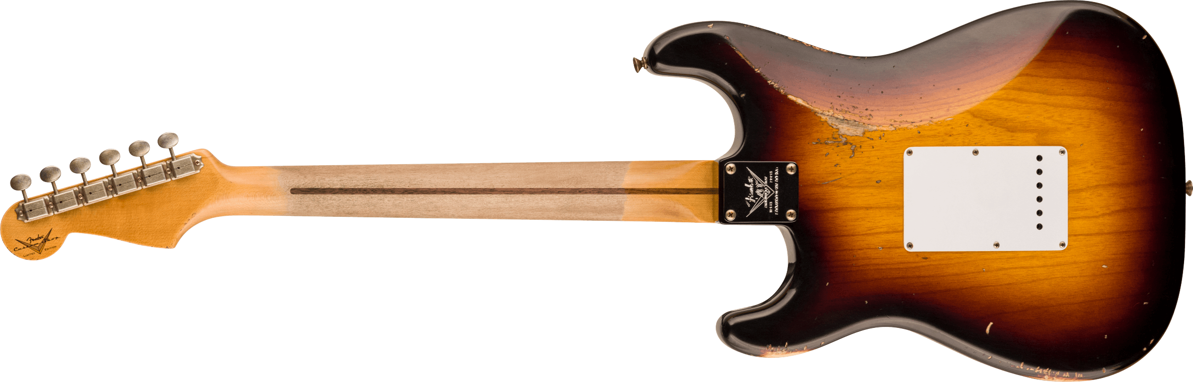 Fender Limited Edition 70th Anniversary 1954 Stratocaster® Relic®, 1-Piece Quartersawn Maple Neck Fingerboard, Wide-Fade 2-Color Sunburst