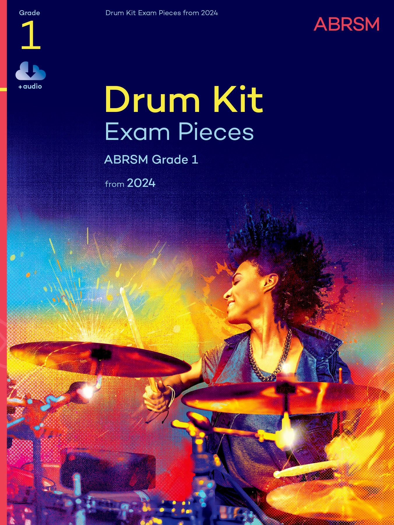 ABRSM Drum Kit Exam Pieces Grade 1 from 2024 (w/ Audio)