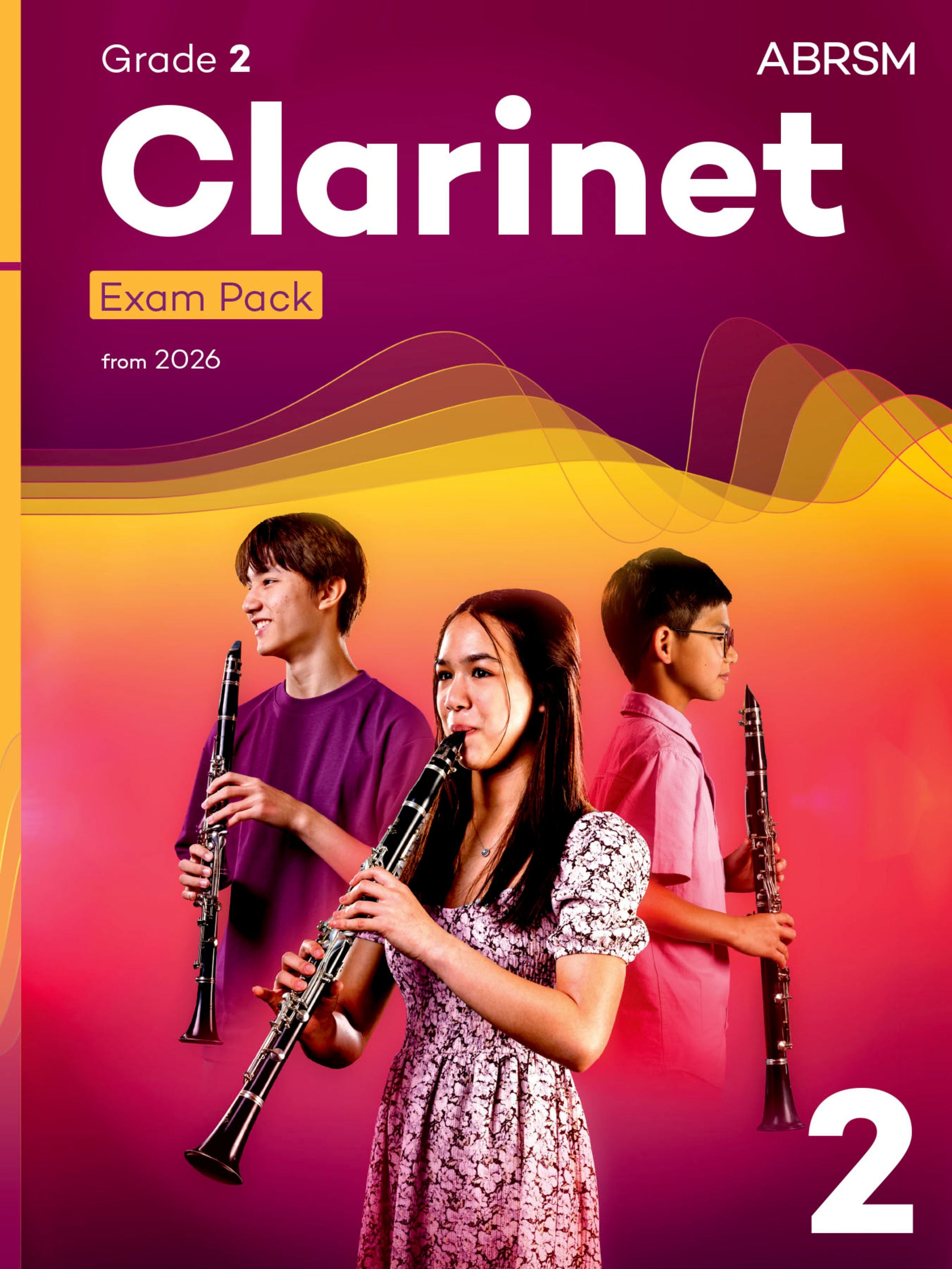 ABRSM Clarinet Exam Pack from 2026, Grade 2