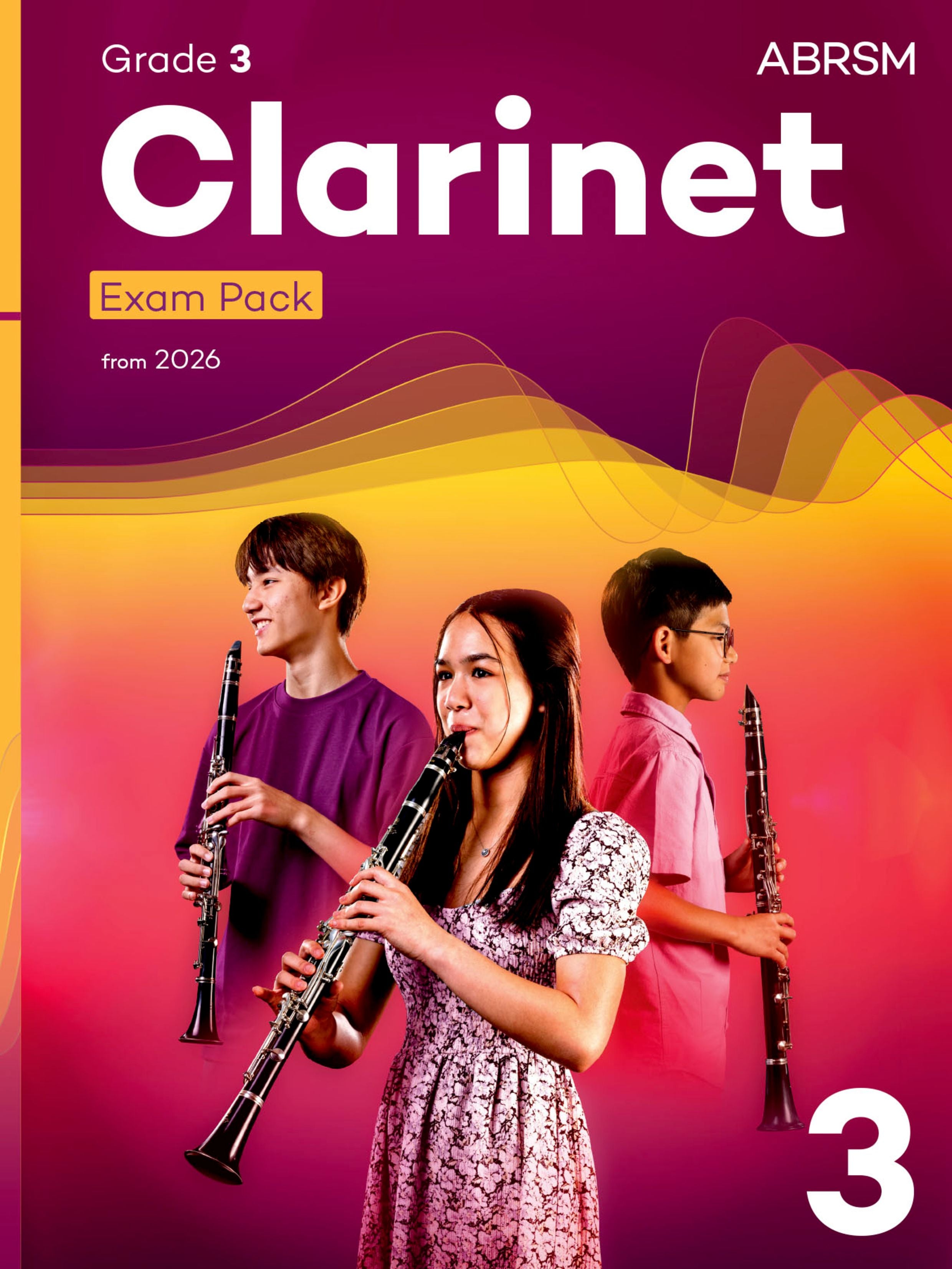 ABRSM Clarinet Exam Pack from 2026, Grade 3