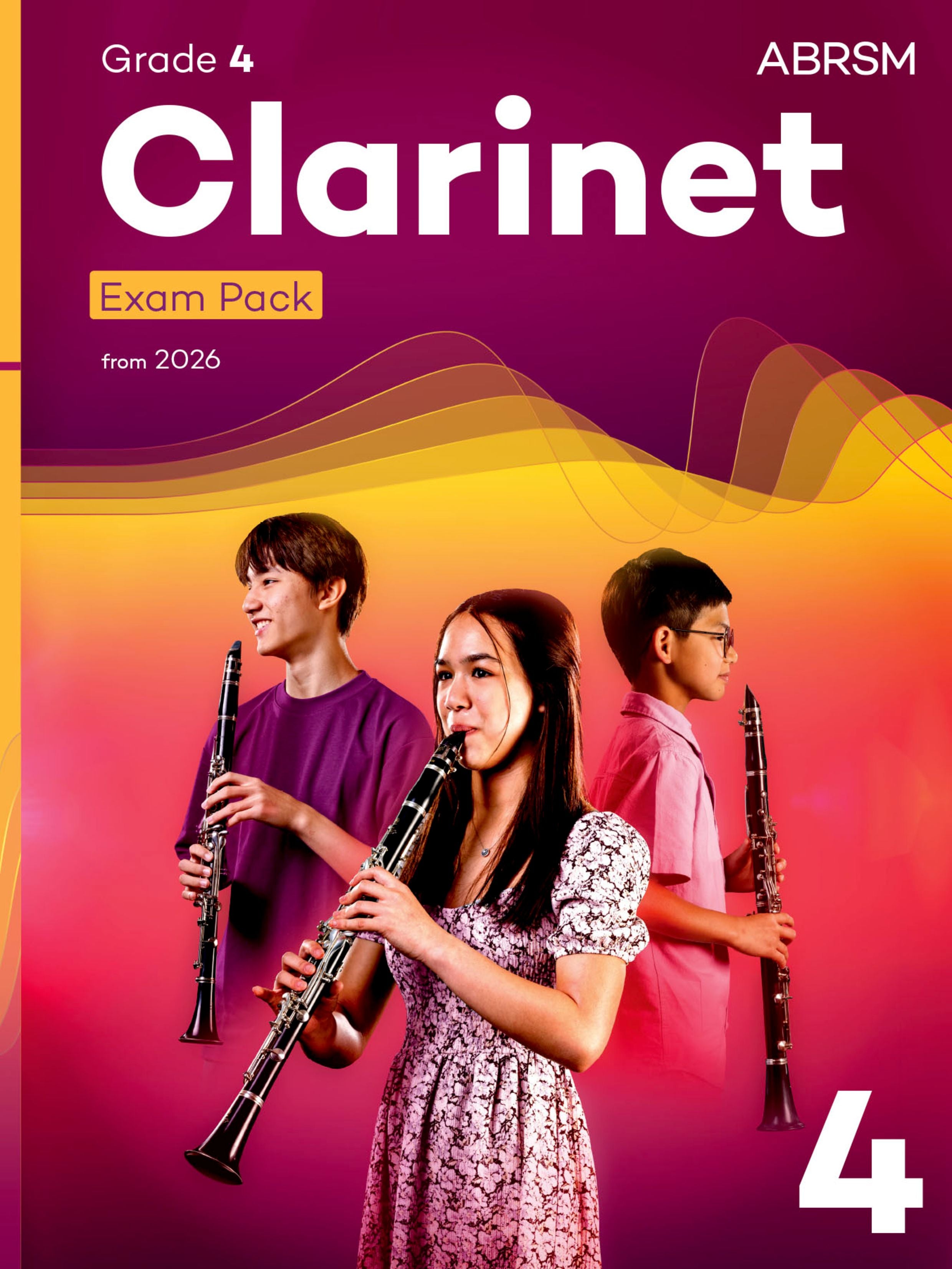 ABRSM Clarinet Exam Pack from 2026, Grade 4