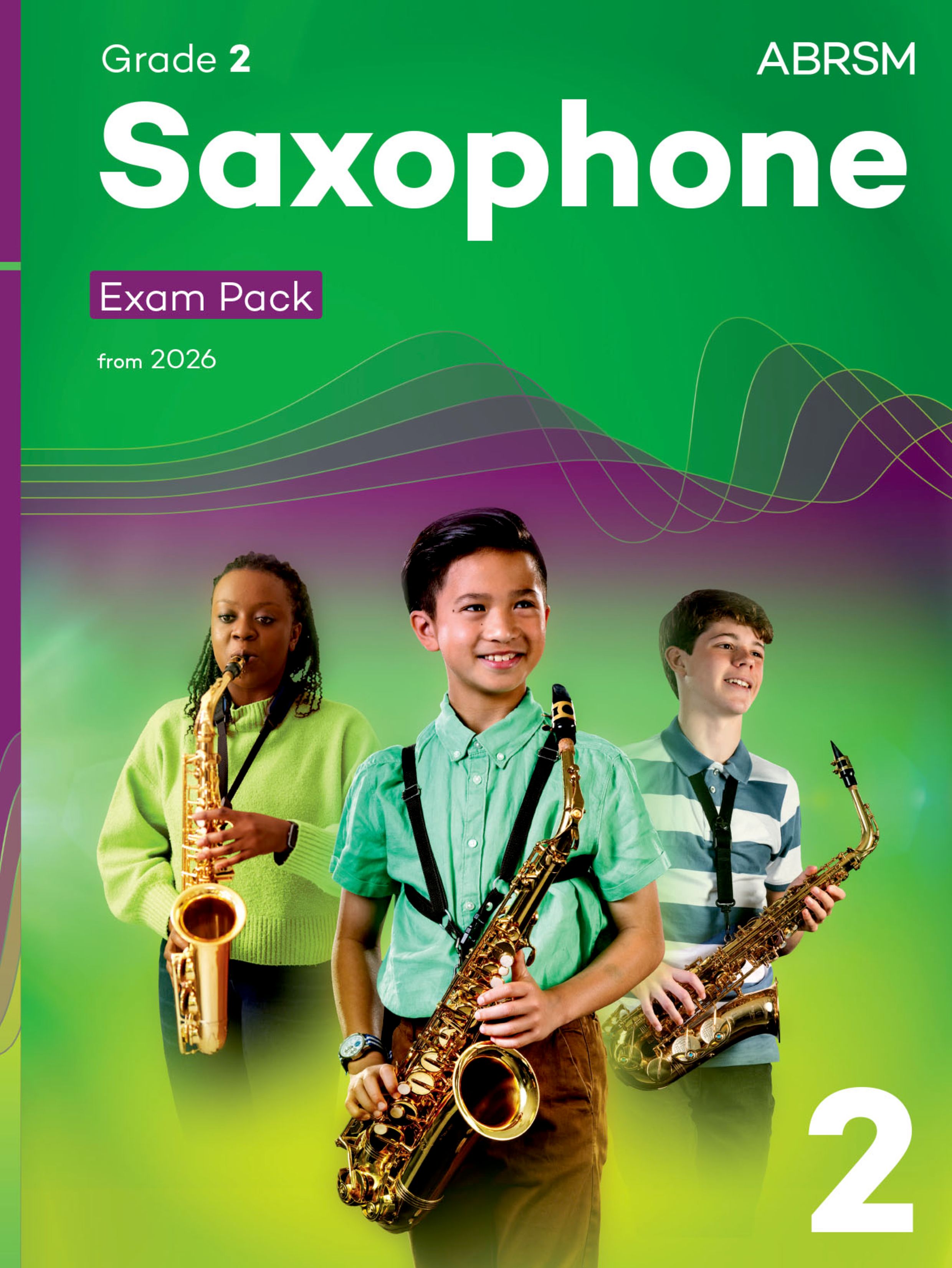 ABRSM Saxophone Exam Pack from 2026, Grade 2